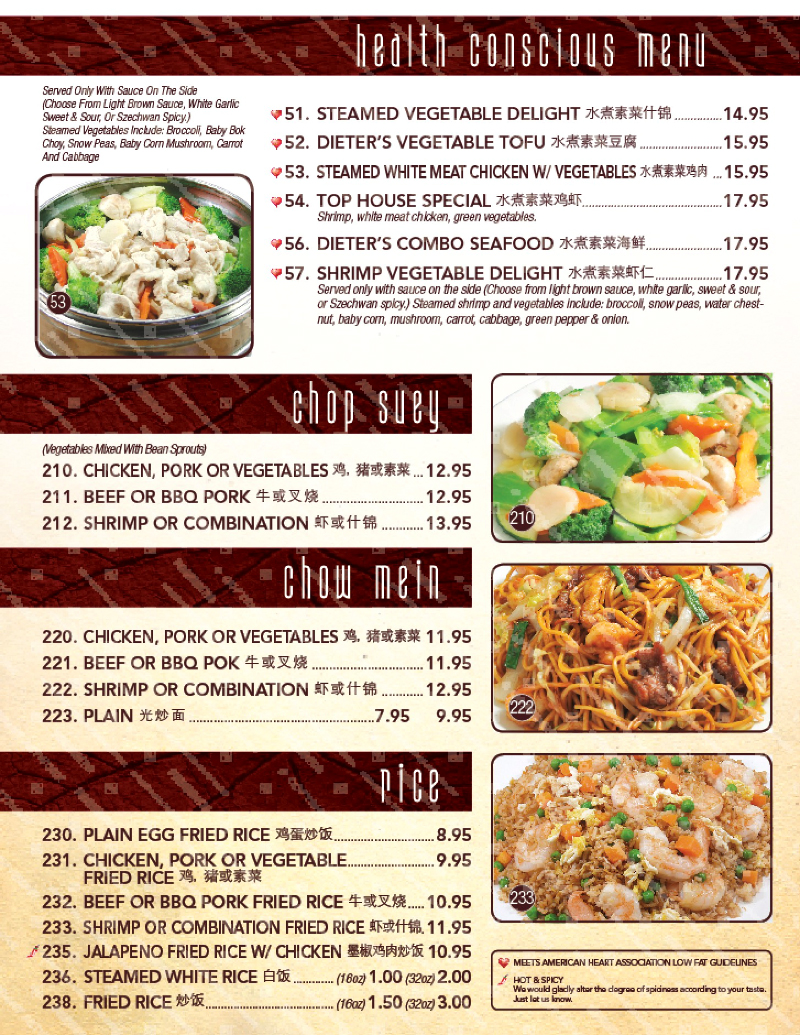 Egg Foo Young, Chop Suey, Chow Mein, and Price - Santa Maria