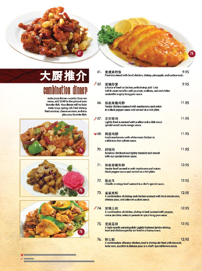 Chinese Menu Offer in Santa Maria